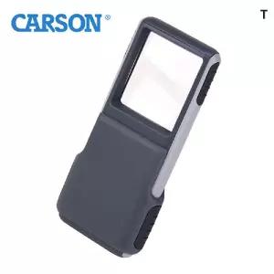 카슨 슬라이드LED 돋보기 3배 PO-25손 확대경 잡이 관찰 어린이 휴대용