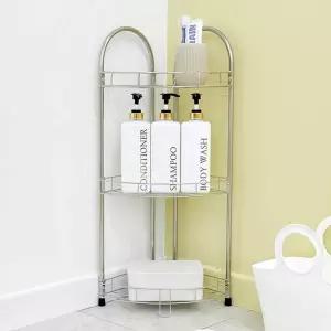 다용도 욕실 코너 선반 모서리 공간 활용 스텐 철제