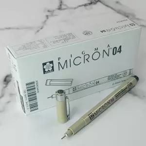 사쿠라 피그마 MICRION 0.4mm Black 1다스(12자루)펜 가는 일제 필기용 학생 사인 싸인 수성