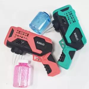 버블건 오토 비눗방울 총 스핀홀 자동 회오리 10구 스핀