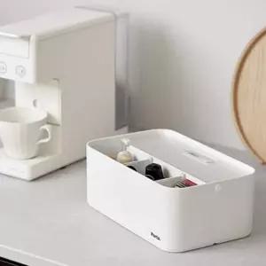 화이트 수납박스 뚜껑 시스맥스 포르타 폴드 불투명 다용도 소품