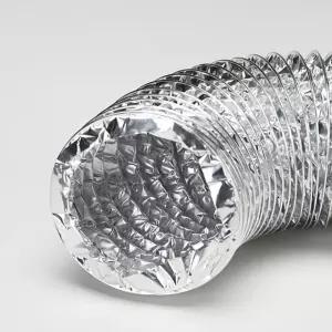 국산 알루미늄 후드자바라 125파이 10M 배기관 연통닥트연결관 호스밴드 닥트 연기제거 고기집 주방그릴 렉