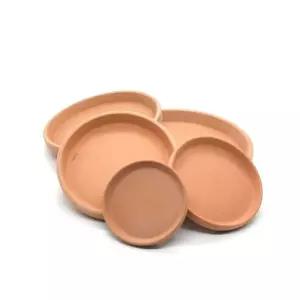 빈티지 엔티크 토분화분받침 R22(내경190 외경220mm)내추럴화대 디자인화대 원예용품 홈가드닝 물받침 화대