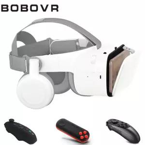 BOBOVR Z6 가상 현실 헬멧 모바일 3D 안경 구글 카드보드 VR 헤드셋 4.7-6.2 인치 휴대폰용