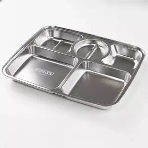 스텐 식판 급식판 배식판 나눔 접시 미니 아이 밥배 어린이 어린이집 유치원 키즈 간식판