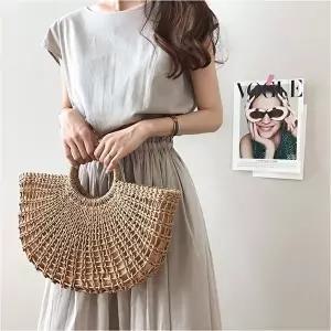 민소매 면 롱원피스 허리 스트링 여름 A라인 원피스 3색(HSJ-WFKBSOH)