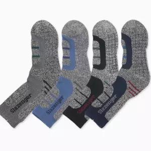 남성 스포츠 등산 트래킹 장목 발목 양말 4켤레 세트털 겨울덧신 덧신 두꺼운 따뜻한 보온 아빠 작업 부모