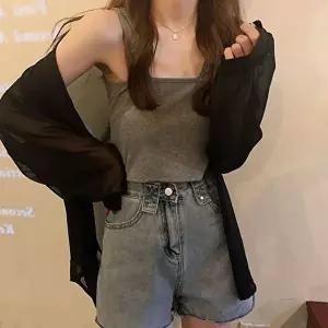 여성 여름 루즈핏 하늘하늘 비키니 데이트룩 여행 바캉스룩 시스루 셔츠 2color(HSJ-WFJ70CQ)