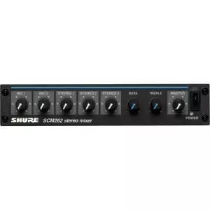 12V 팬텀 파워를 갖춘 슈어 SCM262 스테레오 마이크 믹서 레스토랑 에어로빅/헬스 클럽 기업 교육 및