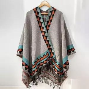 따뜻한 겨울 니트 숄 망토 가디건 케이프 캠핑 패션보온담요 감성 준비물 여성 간절기 사무실 아우터웨어