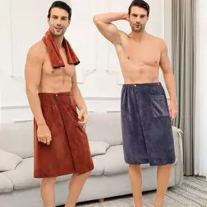 남성 샤워후 수영장 바닷가 흡수력 좋은 스커트 가운 나이트 치마 목욕 사우나 타월 반가운 샤워랩 남자 홈