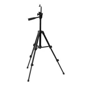 DSLR삼각대 카메라 블랙 3단 스마트폰 거치대길이조절 각도 촬영 핸드 액션캠 DSLR