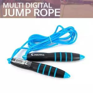 다양한 설정 다기능 디지털 줄넘기 파랑카운터 운동용 스포츠 로프 체육 학생 카운터형