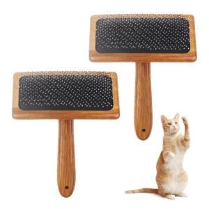 울 카더, 카딩 빗, 울용 핸드 빗 대나무 에어 쿠션 퍼 러그, 니들 펠팅 카더 브러시 베개, 코트 펠트 러그 태셀 개털