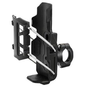 어댑티브 사이클링 & 모터사이클 컵 홀더 u2013 유니버설 바이크 /ATV / 보트 드링크 마운트, 360 회전 장착(블랙)