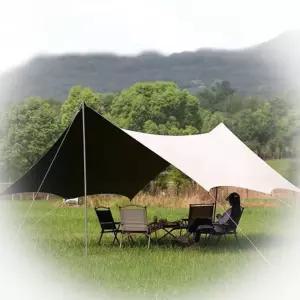 대형 헥사타프 캠핑 야외 그늘막 자외선차단 방수천막