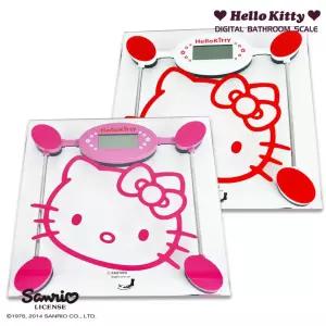헬로키티 투명체중계(GC0904)강화유리 선물용 귀여운 사각 디지털 헬스장 예쁜 가정용 캐릭터