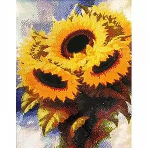 TBZ 명화 해바라기 2 (패브릭형) 보석십자수 40x50