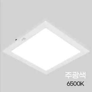 사각 LED 센서등 엣지 8인치 20W 주광 in-438555다용도등 인테리어조명 램프 LED등 현관등 복도등 베란다등