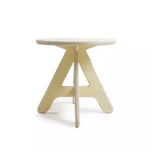 가든 원형 화분선반 (중) 조립형 스툴 진열대 트레이식 정리대 가드든 원목 용스툴 화단인테리어 인테리어