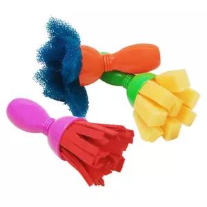 미술놀이 표현하기 지팡이붓 개구쟁이 3종 세트 물감 학습 도구집콕 방과후재료 돌봄교실교구 EVA롤러 아트