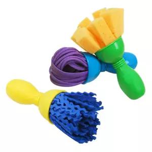 미술놀이 표현하기 지팡이붓 장난꾸러기 3종 세트 물감 학습 도구집콕 방과후재료 돌봄교실교구 EVA롤러 아