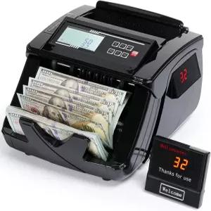 UV/MG/IR/DD 감지 기능이 있는 바디오 프로페셔널 머니 카운터 머신 분당 고속 1000장 지폐 USD 및 EUR