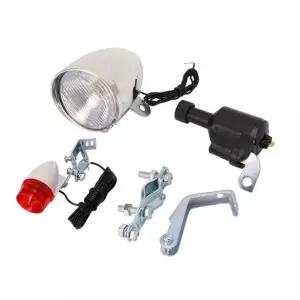 발전기 라이트 세트 동력 자전거 바이크 헤드 자가
