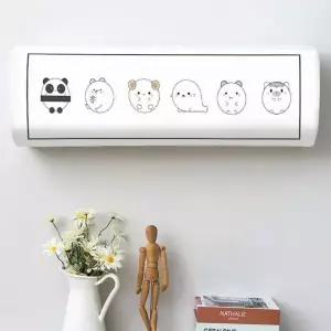 벽걸이에어컨 더스트 커버 덮개 대형 B 커버 덮개 벽걸이 에어 콘 컨