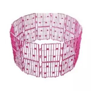 푸르미 매직 울타리 24P 핑크반려견 애완 애완펜스 애견 강아지 개울 펫울 동물