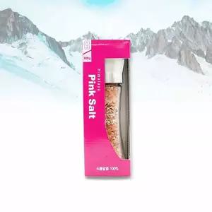 히말라야 핑크소금 스텐 그라인더 180g 굵은소금 선물세트 쏠트 분홍 선물용