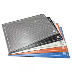 컬러풀PVC 책상 작업고무판 커팅매트 A1데스크 눈금 패드 컷팅