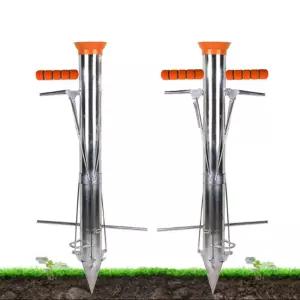 파종기 씨앗이식 모종심기 비료 주입기 한손 양이 이기 콩심는기계 용품