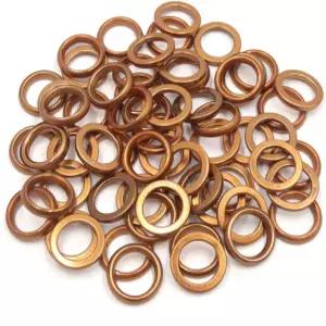 uxcell 60Pcs 30mm OD 금속 오토바이 배기 파이프 머플러 개스킷(GY6 125cc용)