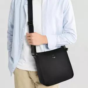 가벼운 사각 남성 크로스백 소지품 핸드폰 수납가방백 숄더백 직장인백 가죽 가죽백 서류 천백