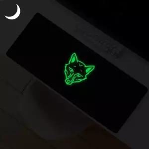 축구로고 야광 게이밍 장패드 780 x 300mm 키보드 데스크매트 마우스 부드러운