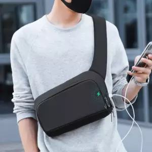 (레츠백) 팔링 백팩 LB333DMR바디 슬링 메신저 힙색 핸드폰가방 남자크로스 남성