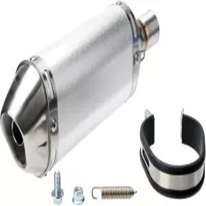 순차오 더트 바이크 배기 피트 머플러 소음기 50대 70 110 125 140 150 160cc 실버