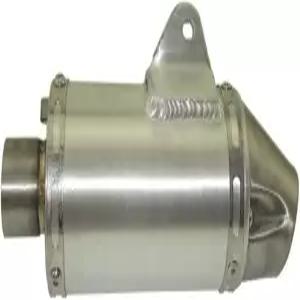 피트 더트 바이크 ATV 쿼드 모터사이클을 위한 DJ-모터 38mm 배기 머플러 T4 스타일 실버 스테인리스 스틸