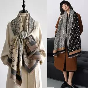 (작은꽃) 프리미엄 캐시미어 롱 머플러 목도리 가을 겨울 숄 스카프 케시 개시 엄마선물 선물용