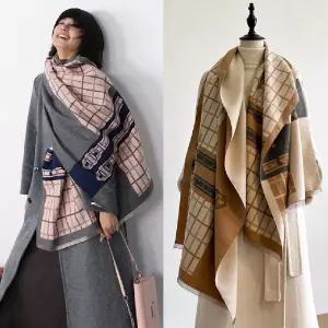 (준마) 프리미엄 캐시미어 롱 머플러 목도리 가을 겨울 숄 스카프 케시 개시 엄마선물 선물용