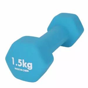 네오프렌 아령 1.5Kg 블루 홈트 운동 덤벨미용 여성용 예쁜 1KG 여자
