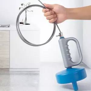 화장실배수청소기 하수구 스프링 10m바닥 전동 배관 뚫는 하수도 집진기