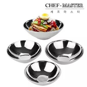 스테인레스 이중진공 V냉면기 세트스텐볼 스텐 스텐면 국수그릇 냉면 우동 국수용 믹싱