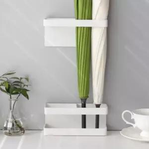 현관문 부착 철제 우산꽂이 자석 정리대철망 모던 우산통 대용량 보관함 수납정리함 다용도 받침대 쓰레기