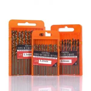 미란다 철 드릴비트(기리) 6.0(1통10개입)금속 스텐 드릴날 비트