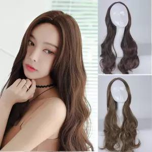 자연스러운 웨이브 롱가발 긴머리 펌 전체 통스러운통가 볼륨 통가 인조 여자 여자긴