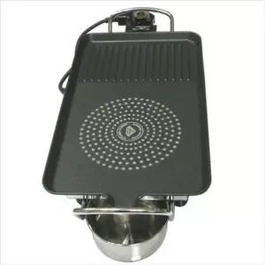 키친플라워 전기 그릴팬 삼겹살 불판 구이판 48cm