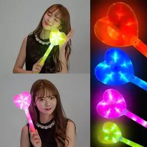 TBZ 행사파티용품 LED 하트모양 응원봉 축구응원도구