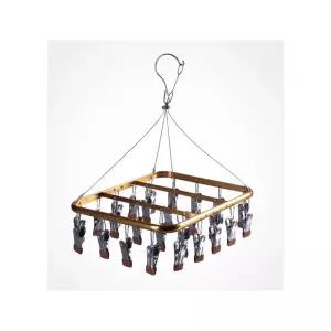 26p 모빌형 집게 건조대 양말 손수건 속옷 깔창 하이그로시 빨래 덧신행거 걸이 좁은공간 원룸 투룸 가정용